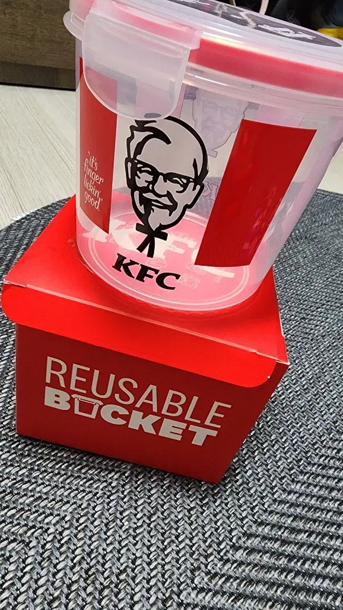 새제품)kfc버켓